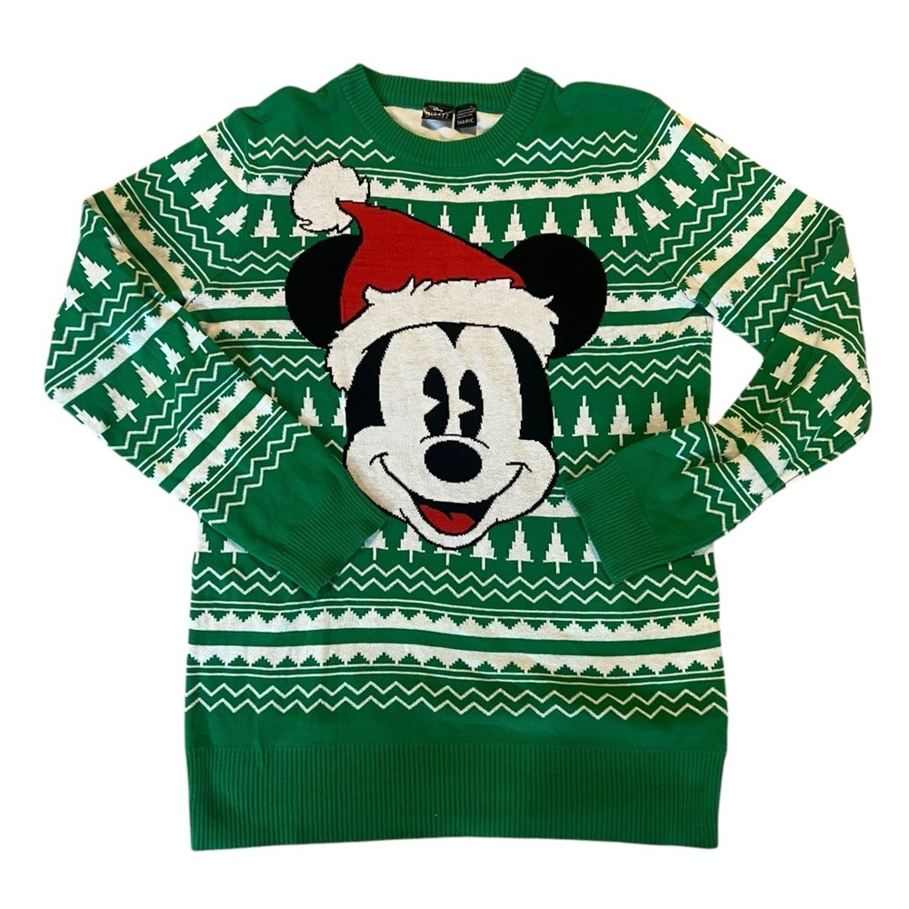 Disney Mickey Mouse‎ Christmas Ugly Holiday Sweater - Picture 2 of 10